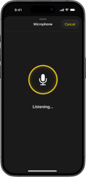 TVRem interface with a microphone